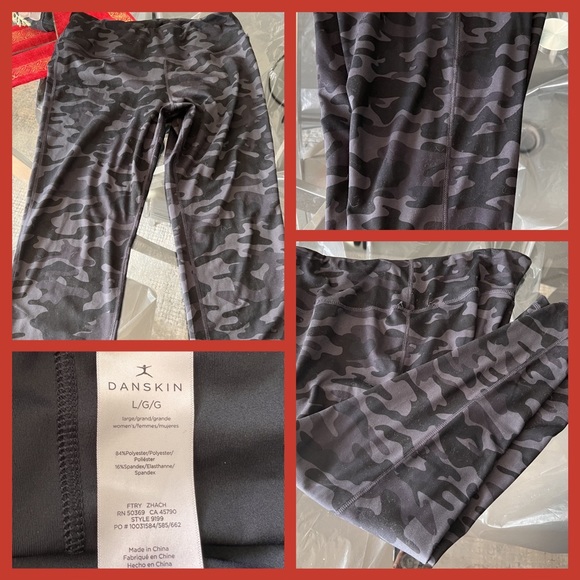 Like New Danskin Crop Camouflage Leggings - Picture 1 of 9